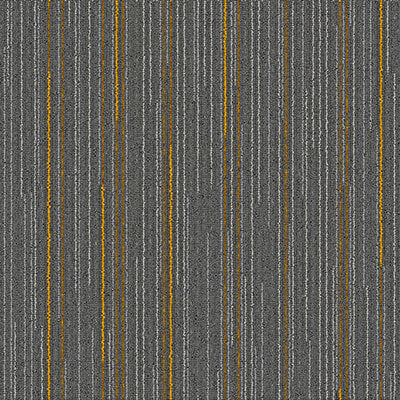Detalle de textura NP Pulse Acero Ámbar: gris medio con acentos amarillos