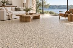Living al lago · Granito Arena