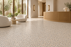 Recepción boutique · Granito Arena