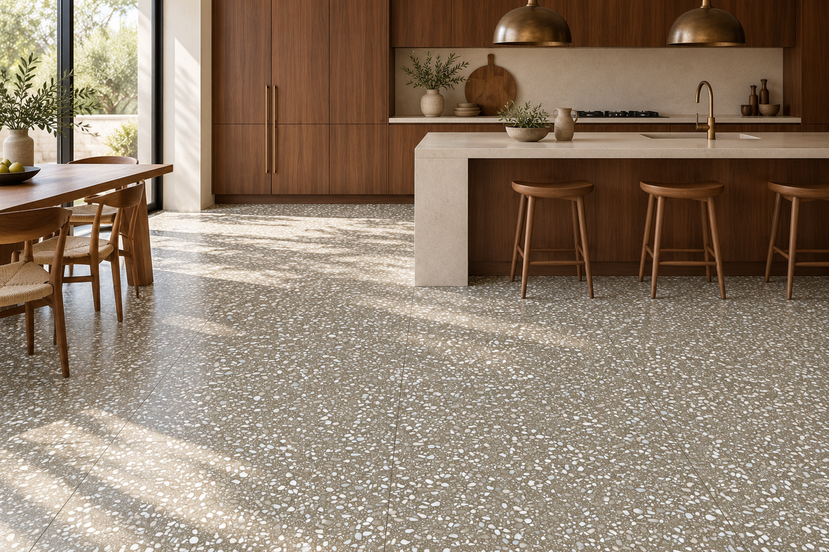 Cocina · Terrazo Taupe